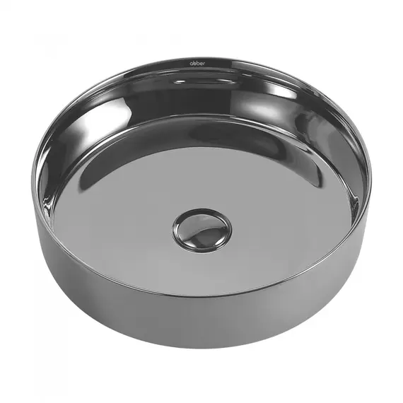 РАКОВИНА НАКЛАДНАЯ ABBER BEQUEM AC2109GS СЕРЕБРО
