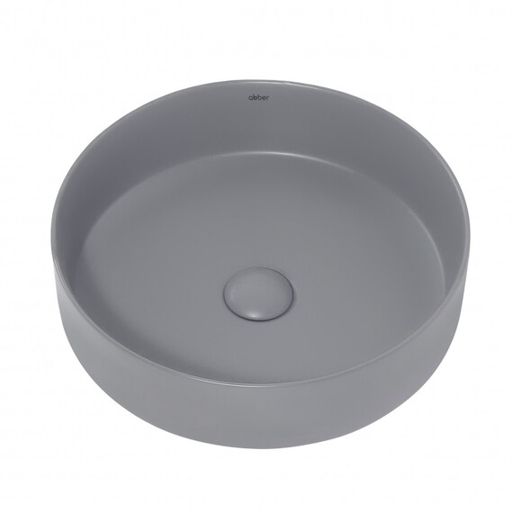 РАКОВИНА НАКЛАДНАЯ ABBER BEQUEM AC2109MG СЕРАЯ МАТОВАЯ