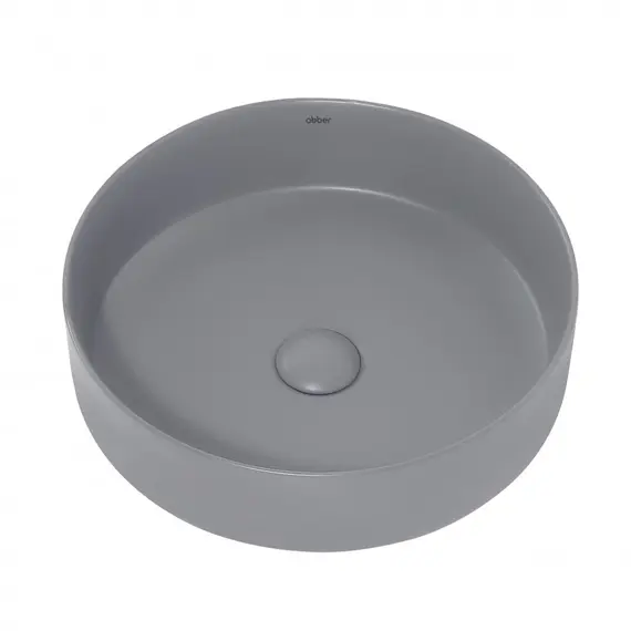 РАКОВИНА НАКЛАДНАЯ ABBER BEQUEM AC2109MG СЕРАЯ МАТОВАЯ