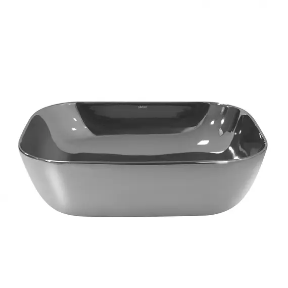 РАКОВИНА НАКЛАДНАЯ ABBER RECHTECK AC2200GS СЕРЕБРО