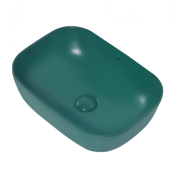 РАКОВИНА НАКЛАДНАЯ ABBER RECHTECK AC2200MBG ТЕМНО-ЗЕЛЕНАЯ МАТОВАЯ