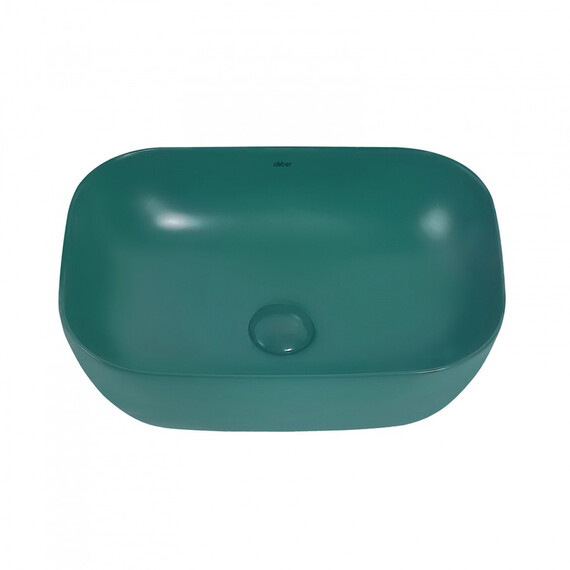 РАКОВИНА НАКЛАДНАЯ ABBER RECHTECK AC2200MBG ТЕМНО-ЗЕЛЕНАЯ МАТОВАЯ