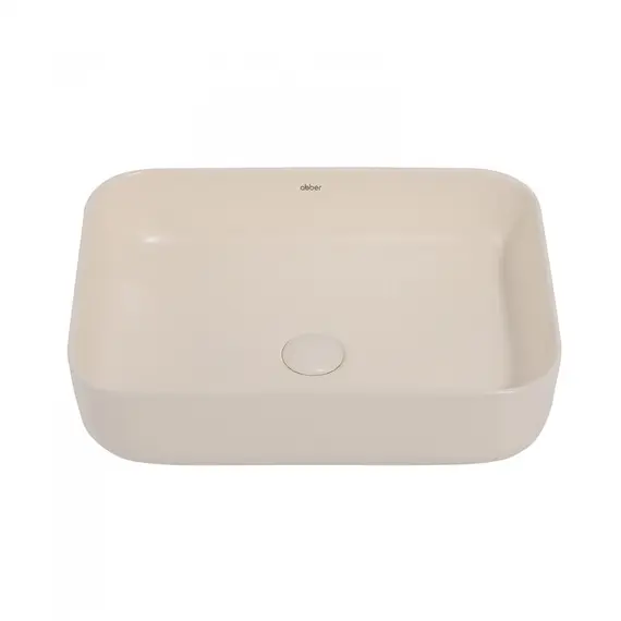 РАКОВИНА НАКЛАДНАЯ ABBER RECHTECK AC2202MBE СВЕТЛО-БЕЖЕВАЯ МАТОВАЯ