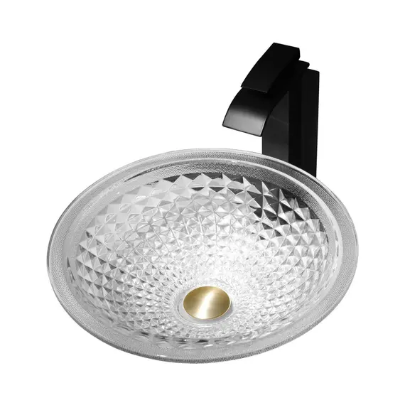 РАКОВИНА НАКЛАДНАЯ СТЕКЛЯННАЯ ABBER GLAS AK2302 ПРОЗРАЧНАЯ