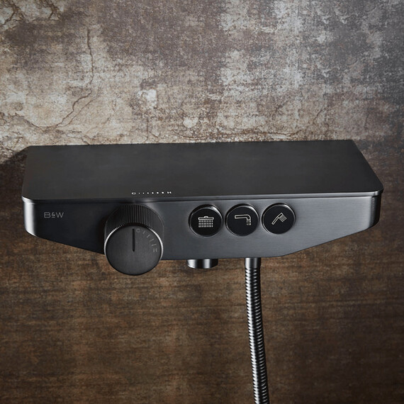 КОМПЛЕКТ СМЕСИТЕЛЬ ДУШЕВАЯ СТОЙКА B&W U7785GM