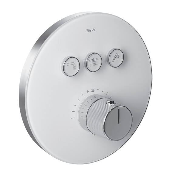 СМЕСИТЕЛЬ B&W U7787 ВСТРАИВАЕМЫЙ, КОМПЛЕКТ, ХРОМ