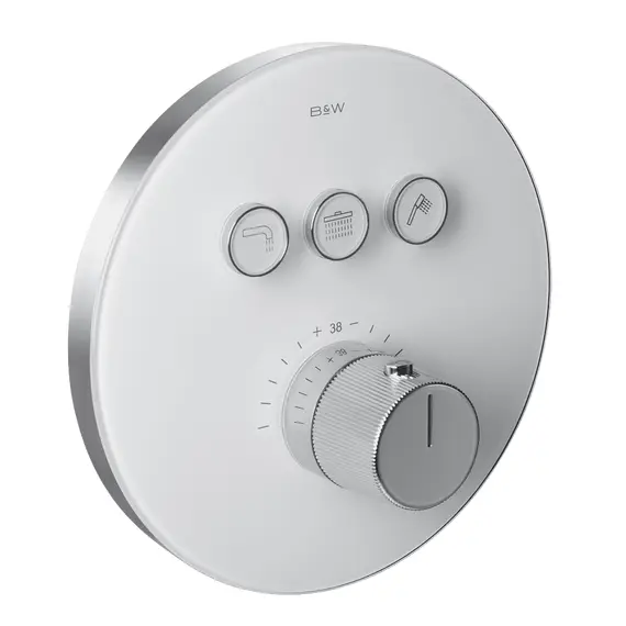 СМЕСИТЕЛЬ B&W U7787 ВСТРАИВАЕМЫЙ, КОМПЛЕКТ, ХРОМ