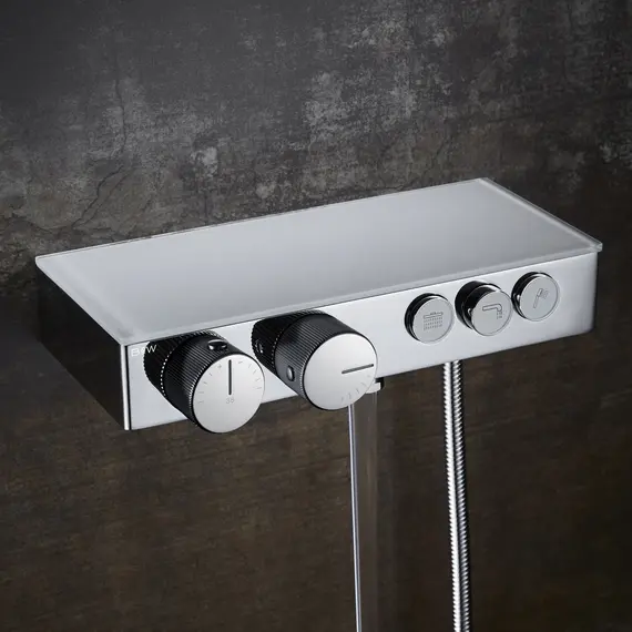 КОМПЛЕКТ СМЕСИТЕЛЬ ДУШЕВАЯ СТОЙКА B&W U7815 ХРОМ