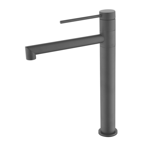 СМЕСИТЕЛЬ KAISER VITA ДЛЯ РАКОВИНЫ ВЫСОКИЙ ЧЕРНЫЙ МАТОВЫЙ