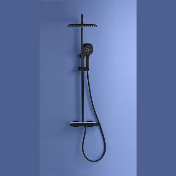 ДУШЕВАЯ СТОЙКА B&W UK5010В ЧЕРНЫЙ МАТОВЫЙ