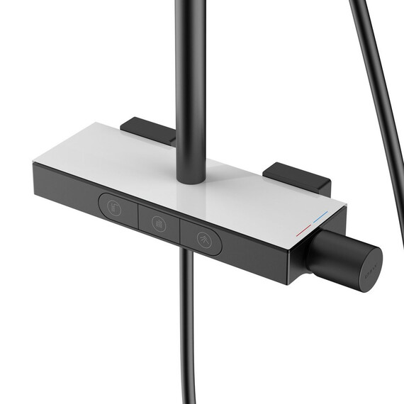 ДУШЕВАЯ СТОЙКА B&W UK5010В ЧЕРНЫЙ МАТОВЫЙ