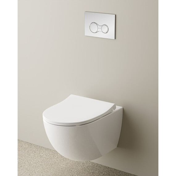 ПОДВЕСНОЙ БЕЗОБОДКОВЫЙ УНИТАЗ VITRA SENTO RIM-EX