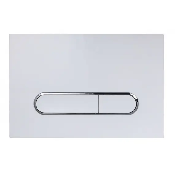 КЛАВИША ДЛЯ ИНСТАЛЛЯЦИИ ESBANO OVL-17GW ГЛЯНЦЕВЫЙ БЕЛЫЙ