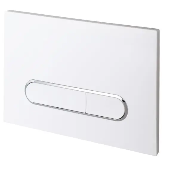 КЛАВИША ДЛЯ ИНСТАЛЛЯЦИИ ESBANO OVL-17GW ГЛЯНЦЕВЫЙ БЕЛЫЙ