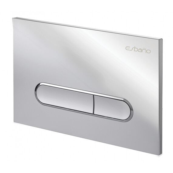 КЛАВИША ДЛЯ ИНСТАЛЛЯЦИИ ESBANO OVL-17SC ГЛЯНЦЕВЫЙ ХРОМ