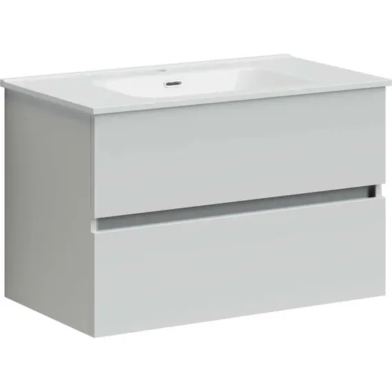 ТУМБА ПОДВЕСНАЯ SANCOS URBAN 790Х450Х550, C ДВУМЯ ЯЩИКАМИ ОСНАЩЕННЫМИ ДОВОДЧИКАМИ, БЕЛЫЙ ГЛЯНЕЦ , АРТ. UR80W