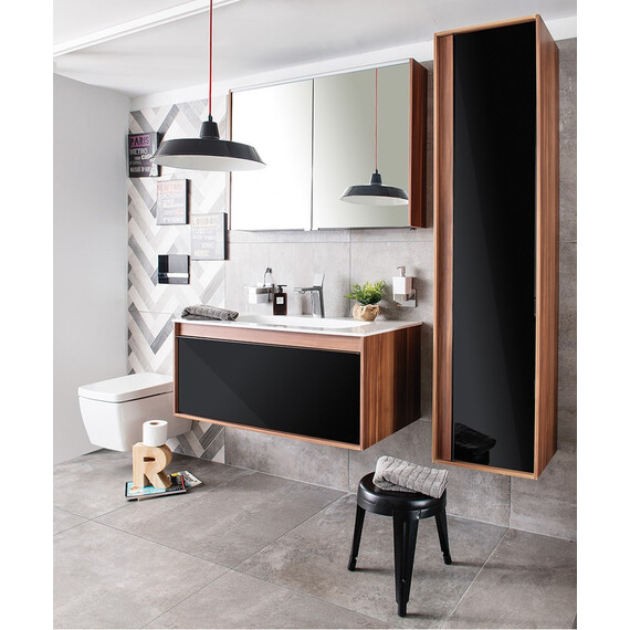 ПОДВЕСНОЙ БЕЗОБОДКОВЫЙ УНИТАЗ VITRA METROPOLE RIM-EX С ЕМКОСТЬЮ ДЛЯ ЧИСТЯЩЕЙ ЖИДКОСТИ, ФУНКЦИЕЙ БИДЕ И ВСТРОЕННЫМ СМЕСИТЕЛЕМ