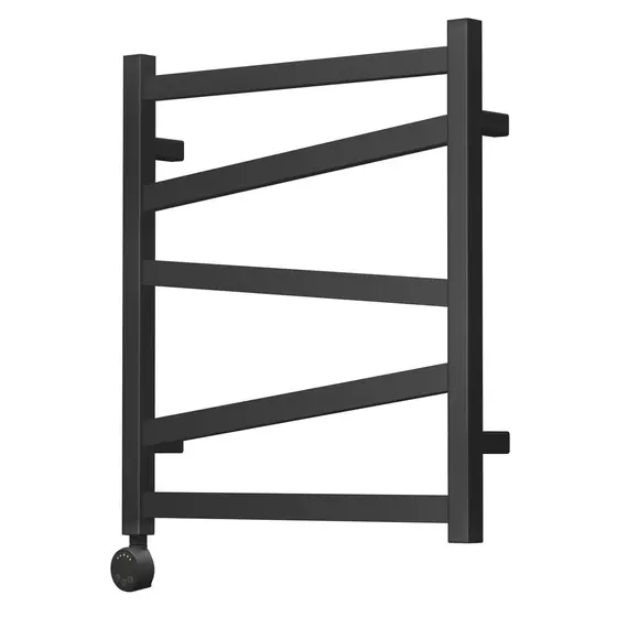 ПОЛОТЕНЦЕСУШИТЕЛЬ ЭЛЕКТРИЧЕСКИЙ POINT ФЕНИКС PN15156BE П5 500X600 ЛЕВЫЙ/ПРАВЫЙ, ЧЕРНЫЙ