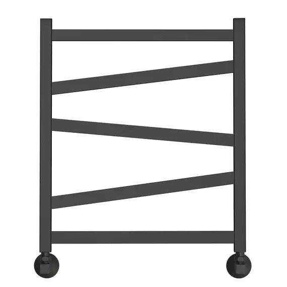 ПОЛОТЕНЦЕСУШИТЕЛЬ ВОДЯНОЙ POINT ФЕНИКС PN15156B П5 500X600, ЧЕРНЫЙ