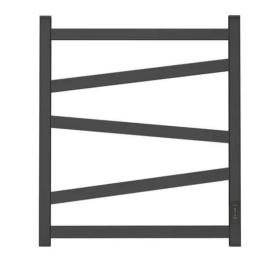 ПОЛОТЕНЦЕСУШИТЕЛЬ ЭЛЕКТРИЧЕСКИЙ POINT ФЕНИКС PN15856B П5 500X600, ЧЕРНЫЙ