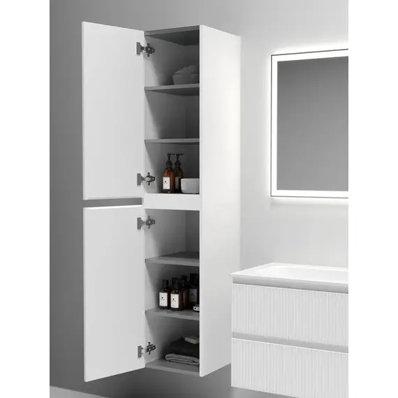 ШКАФ-ПЕНАЛ SANCOS SNOB T ПОДВЕСНОЙ BIANCO, 350Х350Х1650 ММ, АРТ. PSNT35W