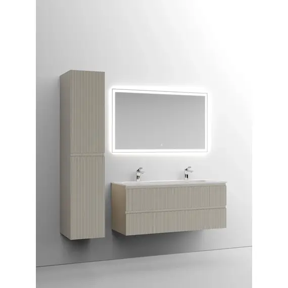 ТУМБА ПОДВЕСНАЯ SANCOS SNOB T 1195Х445Х500, C ДВУМЯ ЯЩИКАМИ ОСНАЩЕННЫМИ ДОВОДЧИКАМИ, BEIGE SOFT, АРТ.SNT120CE