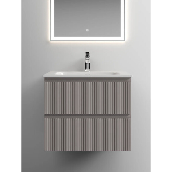 ТУМБА ПОДВЕСНАЯ SANCOS SNOB T 590Х445Х500, C ДВУМЯ ЯЩИКАМИ ОСНАЩЕННЫМИ ДОВОДЧИКАМИ, DOHA SOFT, АРТ.SNT60SM