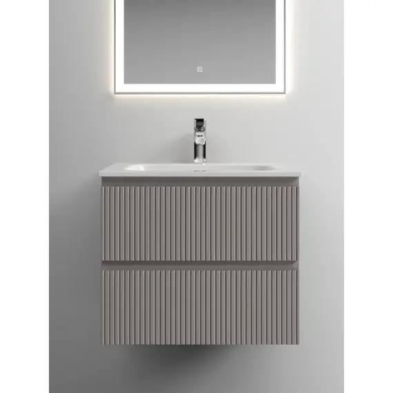 ТУМБА ПОДВЕСНАЯ SANCOS SNOB T 590Х445Х500, C ДВУМЯ ЯЩИКАМИ ОСНАЩЕННЫМИ ДОВОДЧИКАМИ, DOHA SOFT, АРТ.SNT60SM