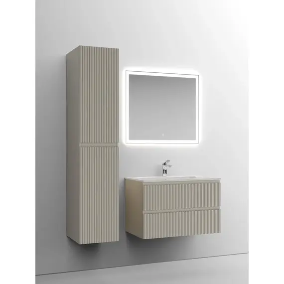 ТУМБА ПОДВЕСНАЯ SANCOS SNOB T 790Х445Х500, C ДВУМЯ ЯЩИКАМИ ОСНАЩЕННЫМИ ДОВОДЧИКАМИ, BEIGE SOFT , АРТ.SNT80CE