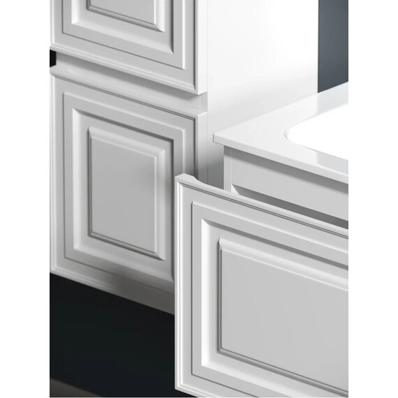 ТУМБА ПОДВЕСНАЯ SANCOS VERY C ОДНИМ ЯЩИКОМ ОСНАЩЕННЫМ ДОВОДЧИКАМИ, BIANCO, 995Х445Х406