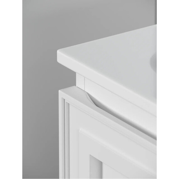 ТУМБА ПОДВЕСНАЯ SANCOS VERY C ОДНИМ ЯЩИКОМ ОСНАЩЕННЫМ ДОВОДЧИКАМИ, BIANCO, 995Х445Х406