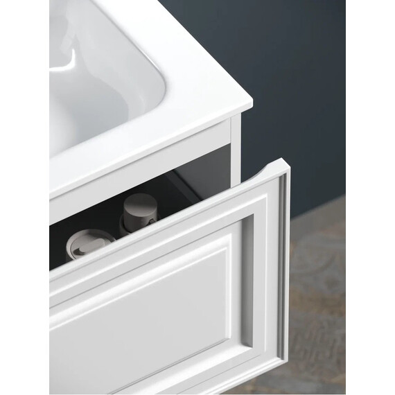 ТУМБА ПОДВЕСНАЯ SANCOS VERY C ОДНИМ ЯЩИКОМ ОСНАЩЕННЫМ ДОВОДЧИКАМИ, BIANCO, 1195Х445Х406