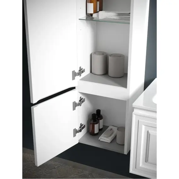 ШКАФ-ПЕНАЛ SANCOS VERY ПОДВЕСНОЙ ЛЕВЫЙ, BIANCO, 350Х300Х1600 ММ