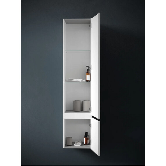 ШКАФ-ПЕНАЛ SANCOS VERY ПОДВЕСНОЙ ПРАВЫЙ, BIANCO, 350Х300Х1600 ММ