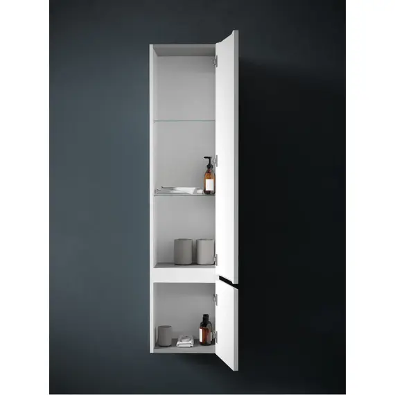 ШКАФ-ПЕНАЛ SANCOS VERY ПОДВЕСНОЙ ПРАВЫЙ, BIANCO, 350Х300Х1600 ММ