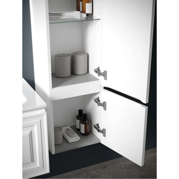 ШКАФ-ПЕНАЛ SANCOS VERY ПОДВЕСНОЙ ПРАВЫЙ, BIANCO, 350Х300Х1600 ММ