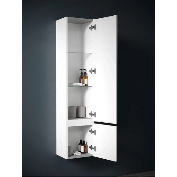 ШКАФ-ПЕНАЛ SANCOS VERY ПОДВЕСНОЙ ПРАВЫЙ, BIANCO, 350Х300Х1600 ММ