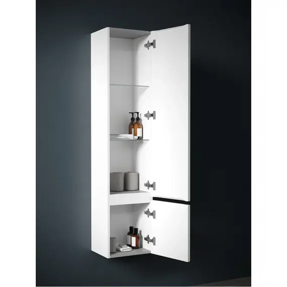 ШКАФ-ПЕНАЛ SANCOS VERY ПОДВЕСНОЙ ПРАВЫЙ, BIANCO, 350Х300Х1600 ММ