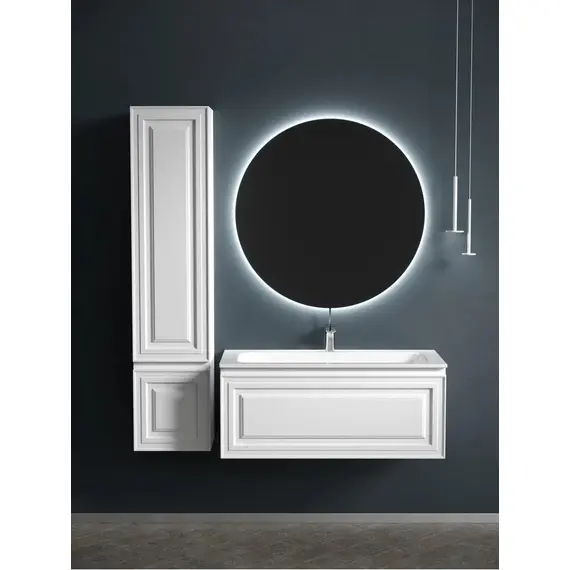 ТУМБА ПОДВЕСНАЯ SANCOS VERY C ОДНИМ ЯЩИКОМ ОСНАЩЕННЫМ ДОВОДЧИКАМИ, BIANCO, 995Х445Х406