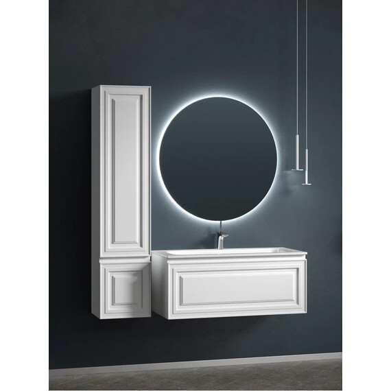 ТУМБА ПОДВЕСНАЯ SANCOS VERY C ОДНИМ ЯЩИКОМ ОСНАЩЕННЫМ ДОВОДЧИКАМИ, BIANCO, 995Х445Х406