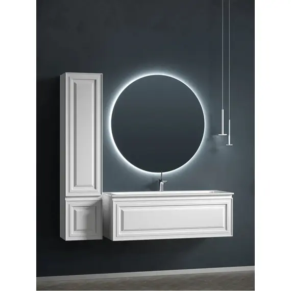 ТУМБА ПОДВЕСНАЯ SANCOS VERY C ОДНИМ ЯЩИКОМ ОСНАЩЕННЫМ ДОВОДЧИКАМИ, BIANCO, 1195Х445Х406