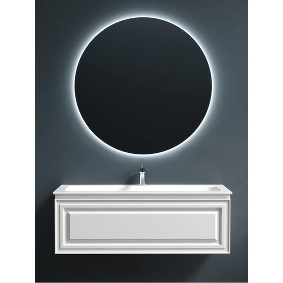 ТУМБА ПОДВЕСНАЯ SANCOS VERY C ОДНИМ ЯЩИКОМ ОСНАЩЕННЫМ ДОВОДЧИКАМИ, BIANCO, 1195Х445Х406