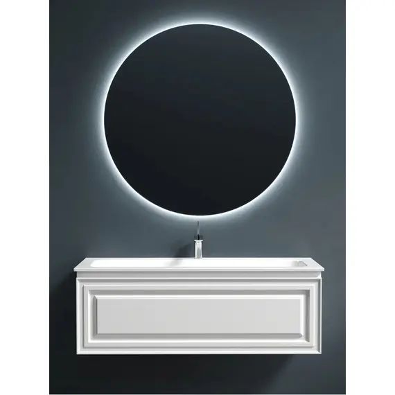 ТУМБА ПОДВЕСНАЯ SANCOS VERY C ОДНИМ ЯЩИКОМ ОСНАЩЕННЫМ ДОВОДЧИКАМИ, BIANCO, 1195Х445Х406