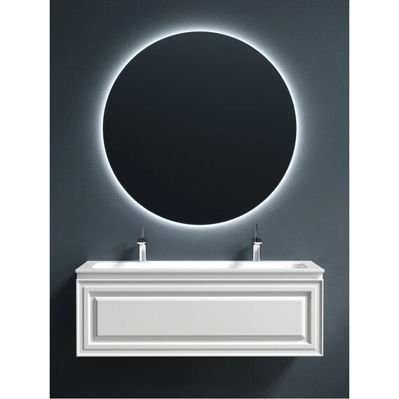 ТУМБА ПОДВЕСНАЯ SANCOS VERY C ОДНИМ ЯЩИКОМ ОСНАЩЕННЫМ ДОВОДЧИКАМИ, BIANCO, 1195Х445Х406