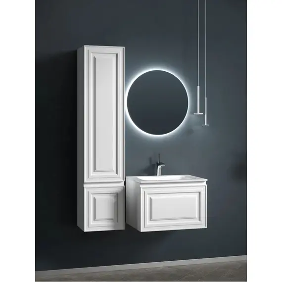 ТУМБА ПОДВЕСНАЯ SANCOS VERY C ОДНИМ ЯЩИКОМ ОСНАЩЕННЫМ ДОВОДЧИКАМИ, BIANCO, 590Х445Х406