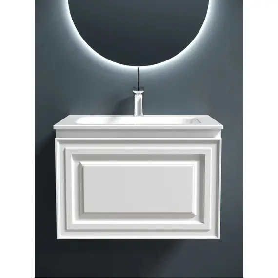 ТУМБА ПОДВЕСНАЯ SANCOS VERY C ОДНИМ ЯЩИКОМ ОСНАЩЕННЫМ ДОВОДЧИКАМИ, BIANCO, 590Х445Х406