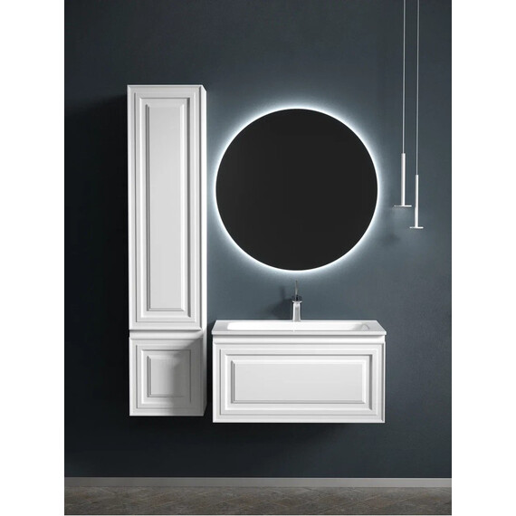 ТУМБА ПОДВЕСНАЯ SANCOS VERY C ОДНИМ ЯЩИКОМ ОСНАЩЕННЫМ ДОВОДЧИКАМИ, BIANCO, 790Х445Х406