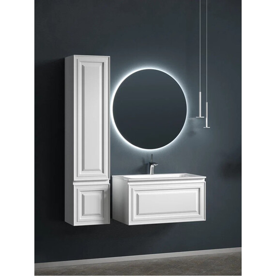 ТУМБА ПОДВЕСНАЯ SANCOS VERY C ОДНИМ ЯЩИКОМ ОСНАЩЕННЫМ ДОВОДЧИКАМИ, BIANCO, 790Х445Х406