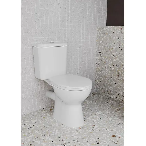 НАПОЛЬНЫЙ БЕЗОБОДКОВЫЙ УНИТАЗ VITRA S10 SMOOTHFLUSH C ТЕРМОПЛАСТОВЫМ СИДЕНЬЕМ МИКРОЛИФТ