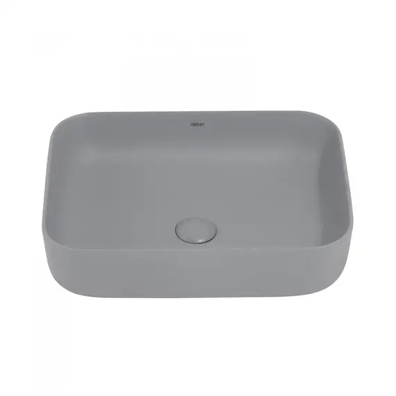 РАКОВИНА НАКЛАДНАЯ ABBER RECHTECK AC2202MG СЕРАЯ МАТОВАЯ